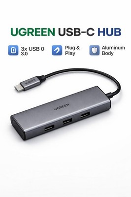 UGREEN 6-in-1 USB-C Hub Adapter | HDMI 4K | Ethernet | 100W PD | NEU VERSIEGELT