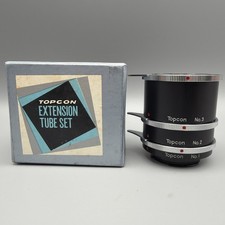 Topcon Extension Tubes Set No. 1 No. 2 No. 3 Type Topcor Exakta Mount