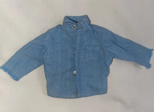 Vintage 1964 Hasbro GI Joe #7600 Action Sailor Blue Denim Work Shirt