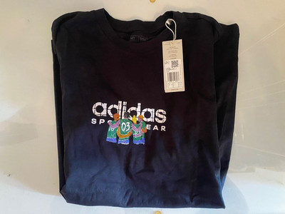 Adidas Codes Linear  Herren T-shirt IY0729 schwarz M / neu