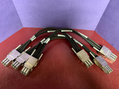 Lot of 3 Genuine Cisco 800-40403-01 STACK-T1-50CM V01 Stackwise Cables