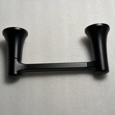 Kohler K-21954-BL Tempered Pivoting Double Post Toilet Paper Holder-Matte Black