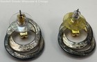 Silver Tone Napier Layered Post-Back Earrings 8.6g — photo 3