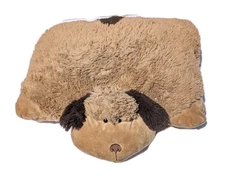 Pillow Pets Snuggly Puppy Tan Brown 18" Plush Dog Super Soft Stuffed Animal 