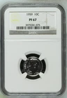 1959 Dimes Roosevelt NGC PF-67