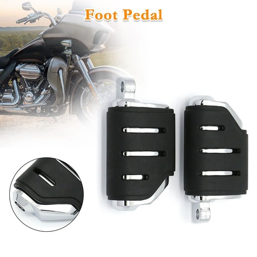 Foot Pegs Footrests Pedal New Highway Chrome Fit For Harley Road Glide 98-2020 - Picture 14 of 15
