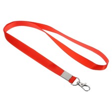 5Pcs 17" Lanyards with Swivel Hook 0.6" Width for Badges Holder Red