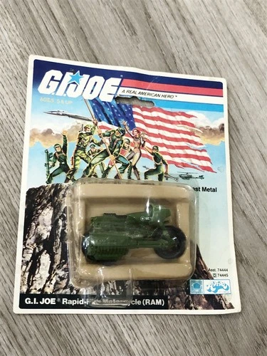 1983 HASBRO GI JOE RAM MOTORCYCLE MINT ON THE CARD