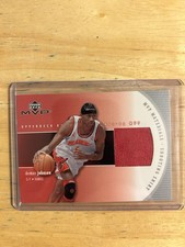 2002-03 Upper Deck MVP- Mvp Materials DerMarr Johnson #DJ-S Shooting Shirt (MEM)