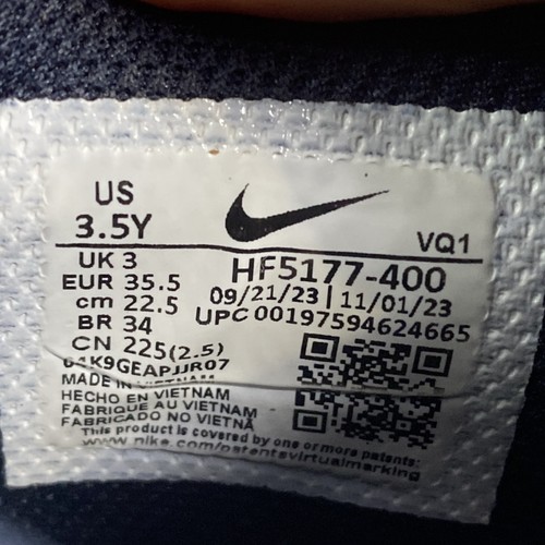 Nike Dunk Entrenadores Bajos Verde Obsidiana Azul Marino Talla UK3 US3.5 EU35.5 HF5177-400 + Caja - Imagen 7 de 10