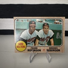 Topps 1968 Bird Belters #530 Frank Robinson Brooks Robinson Orioles