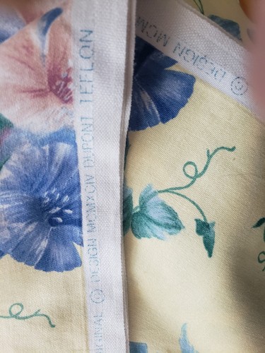 Vtg 1994 Interior Decorator Fabric 2 yds X 55" Floral Morning Glory PUCCI - Picture 5 of 8