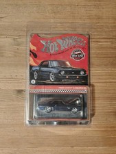 Hot Wheels 1969 Chevy Camaro SS RLC Blue 1/64 With Case Chrome Wheels