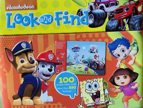 Nickelodeon Look & Find Tin Set Bubble Guppies Paw Patrol Activity Cards - Picture 20 of 22