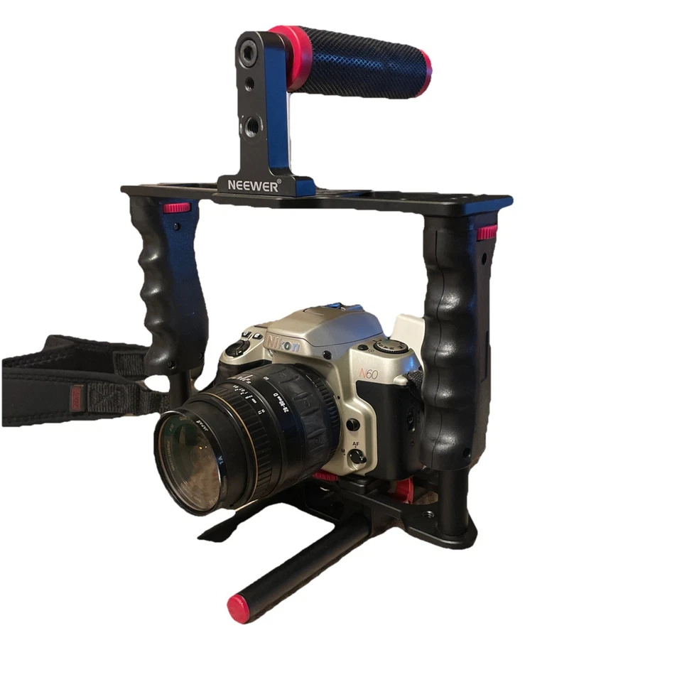Neewer Film Making Camera Video Cage Kit Top Handle Grip Shoe Mount Shoe Mount - Image 2 of 4