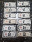 1928 Series $2 Red Seal United States Notes Cheap ! Free Shipping !