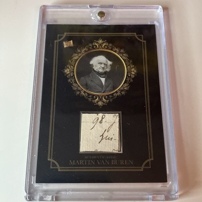 Martin Van Buran 2024 POTP Hand Written Document Relic US President