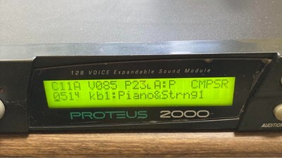 E-MU Proteus 2000 Ver. 2.26 Synthesizer Sound Modul Arbeits | eBay