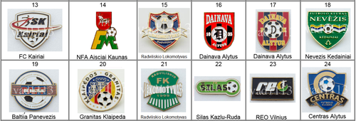 Badge Pin : European football clubs - Lithuania part 4 /UEFA/. - Picture 2 of 4