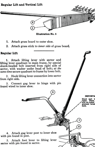 IH McCormick-Deering No 7 & Big 7 Vertical Lift Sickle Mower Owners Parts Manual - Picture 9 of 14