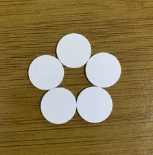 5pcs 15mm EM4100 EM4200 125KHz RFID Proximity Induction Round Tag Small Card