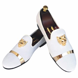 gold loafers mens
