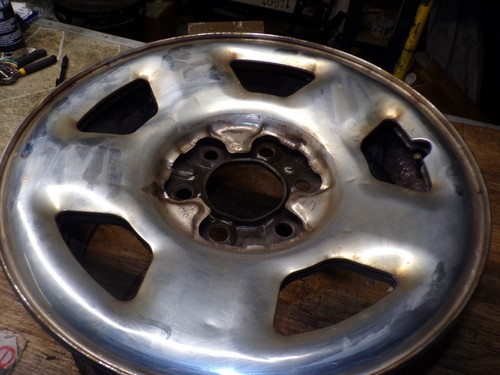 2004-2008 FORD F150 PICKUP Wheel 17x7-1/2 Steel Chrome Clad 6 lug 135mm OEM - Picture 8 of 9