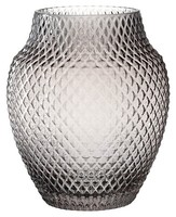 Leonardo Poesia Vase Blumenvase Dekovase Handgefertigt Glas Grau H 22 Cm