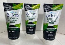 Blackhead Clearing Face Scrub Clears Blackheads  Unclogs Pores Green Tea  B...