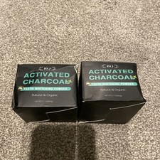 2pk BQ Activated Charcoal Teeth Whitening Powder From Coconut 100 Natural 2.1oz