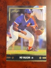 1991 Leaf Gold Rookies Mo Vaughn #BC7 Boston Red Sox Legend