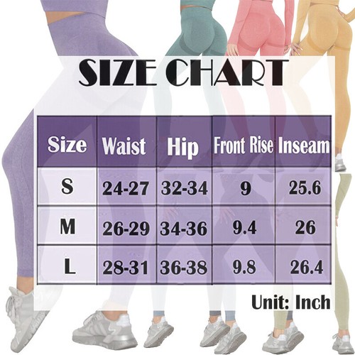 Women High Waist Leggings Ruched Anti-Cellulite Push Up Yoga Pants Fitness Gym . - Picture 53 of 113