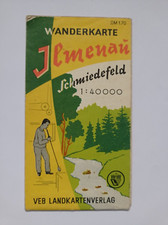 Ilmenau 1965 Wanderkarte/ Touristenkarte Thüringen