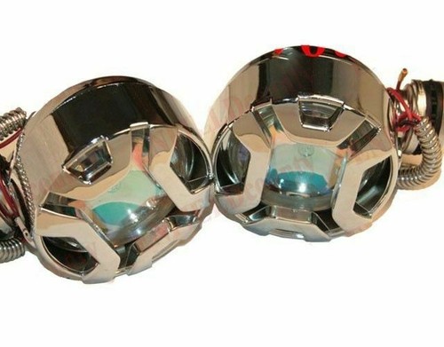Halogen Nebelscheinwerfer System Paar Off-Road H3 12V 55w 10.2cm Motorrad Roller - Bild 3 von 5