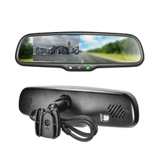 Master Tailgaters OEM Rear View Mirror with 4.3" Auto Adjusting Brightness LC...