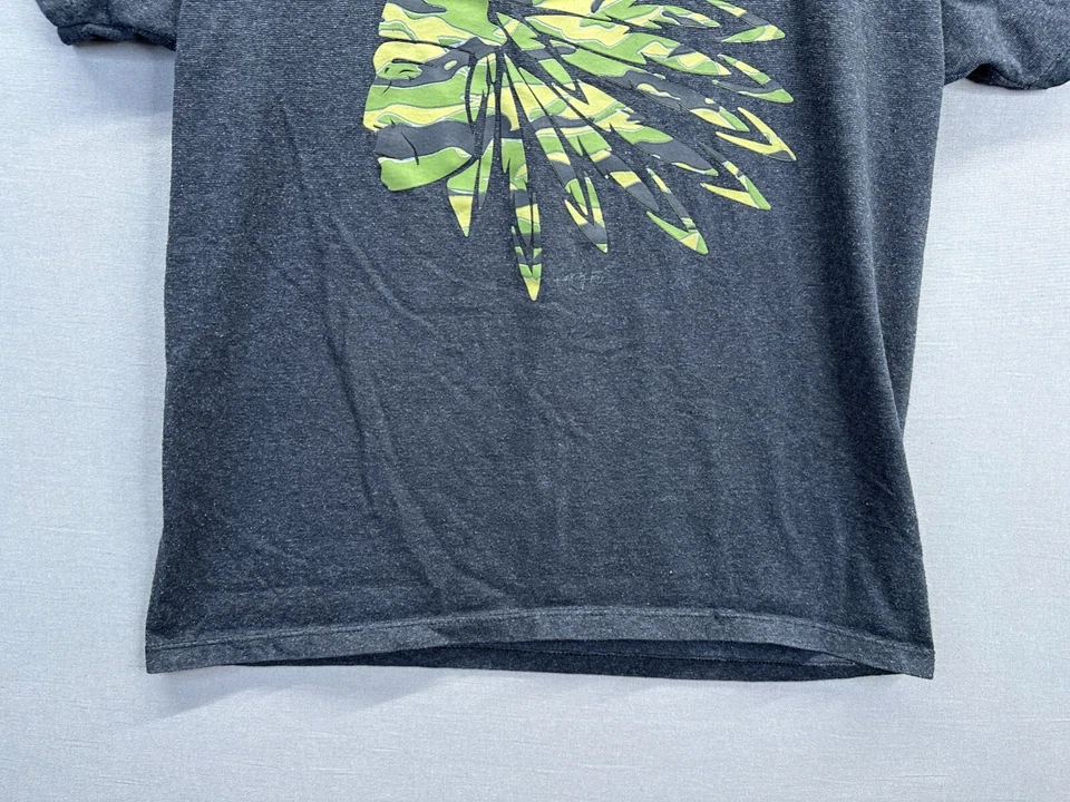 Camiseta gris Ring Of Fire para hombre nativa india manga corta cuello redondo talla XL Foto 2 de 4