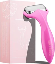 360° Rotating Ice Roller for Face-Stainless Steel Facial Massage Tool for Skin