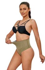 Shapewear Panty Thong for Women Tummy Control Seamless High Waist Leopard Style