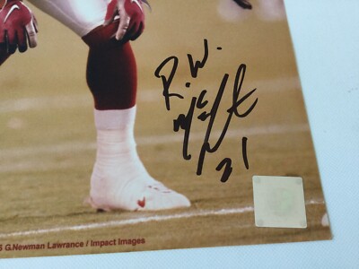 Photo Dédicacée R. W. McQuarters – San Francisco 49ers – 8x10 – Originale