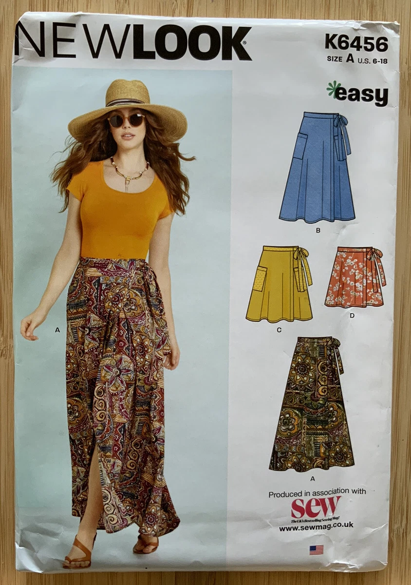 Easy long 2025 wrap skirt