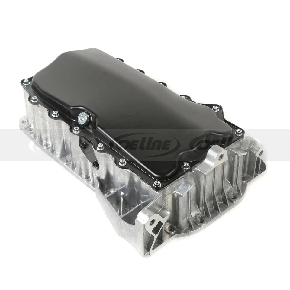 Panela de óleo do motor para 02-10 Volkswagen Jetta Beetle Golf Clasico Seat Ibiza 1.8 2.0 - Imagem 3 de 4