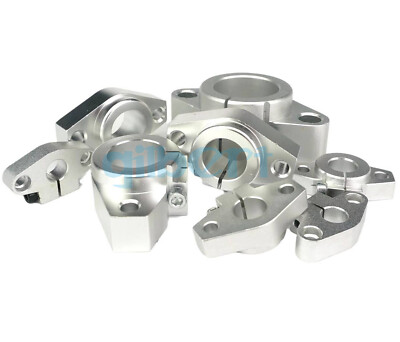 Fit Shaft Dia 8-50mm Linear Slide Bearing Rail Support Shaft Table Motion CNC