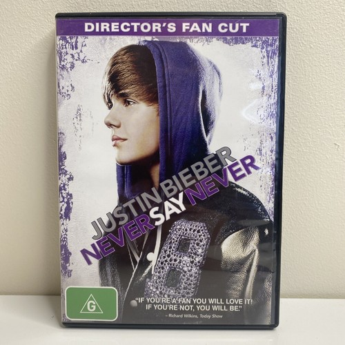 Justin Bieber Never Say Never (Director's Fan Cut Edition, DVD 2010) Region 4