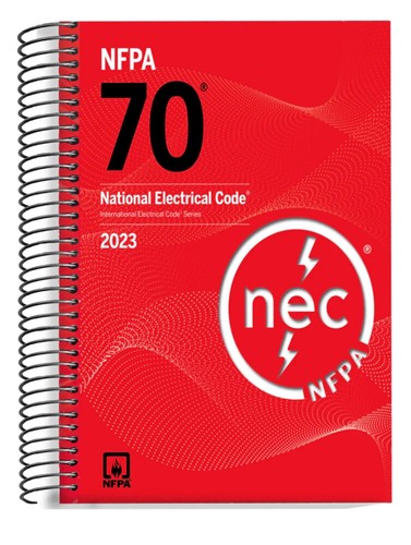 NEW-NFPA 70 NEC 2023 National Electrical Code Spiralbound USA-NEW - 第 1/1 張圖片