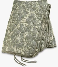 US Military Army ACU Digital Wet Weather PONCHO LINER Woobie Blanket VGC