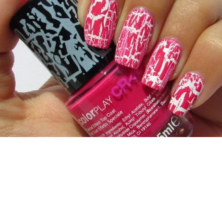 DEBBY COLORPLAY VERNIS A ONGLES CRACK craquelé 13 PINK VAL 10,95€
