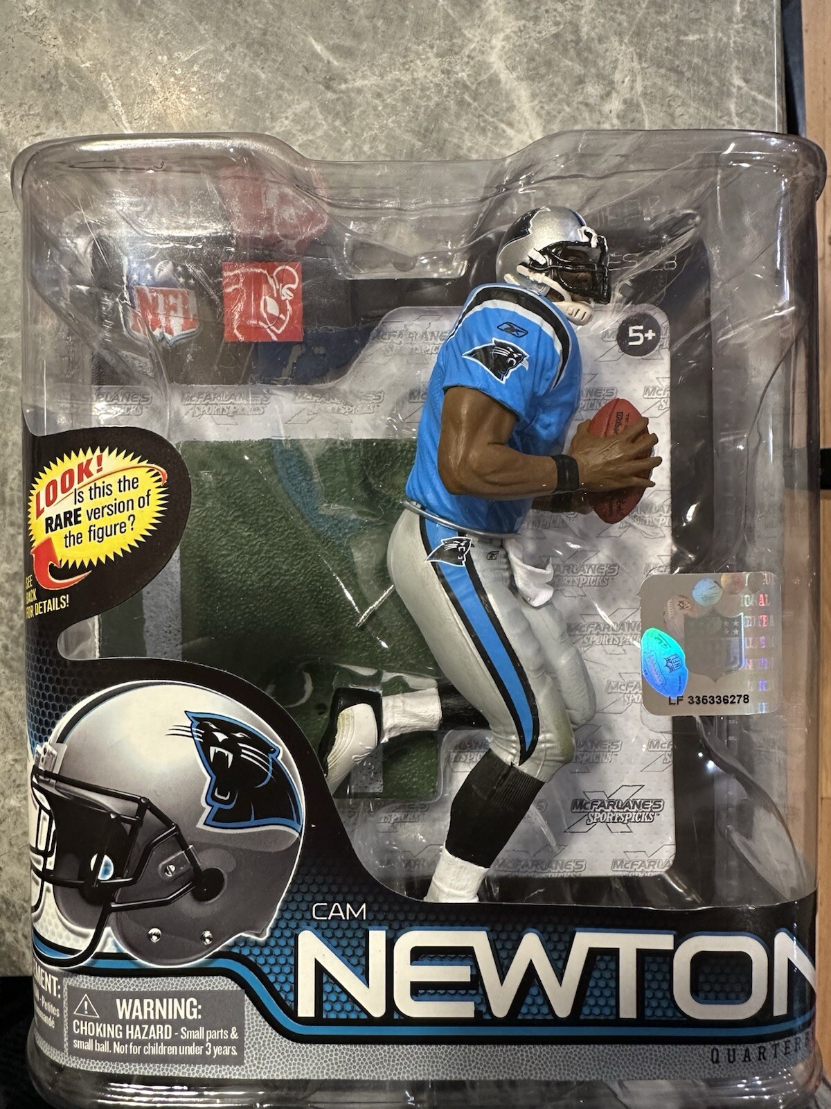 McFarlane Cam Newton Panthers NFL Series 28 Teal Variant 31 of 3000 New