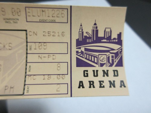 1995 defunct Cleveland Lumberjacks vs Michigan K-Wings IHL Hockey ticket stub - Picture 3 of 6