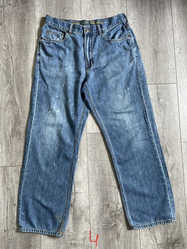 Straight Blue Denim Jeans Size 