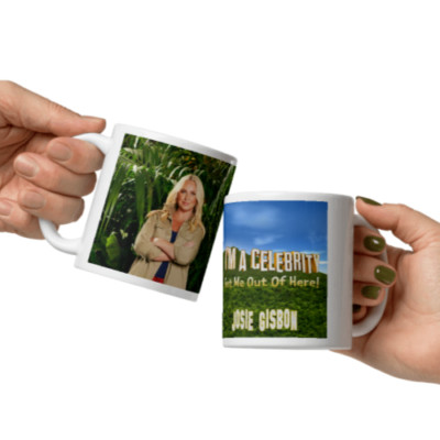 I'M A CELEBRITY GET ME OUT OF HERE Josie Gibson KAFFEE TEEBECHER WEIHNACHTSGESCHENK